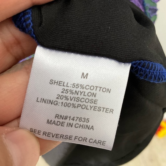 Romeo & Juliet Couture Purple Green Lace Cocktail Dress size Medium D - Picture 10 of 12